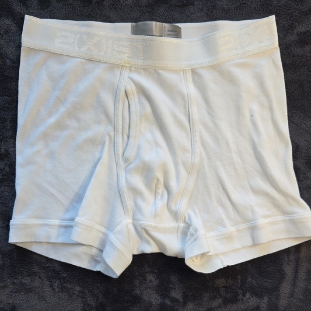 2xist White Boxer Briefs Soft Stretchy Fabric - Picture 1 of 7